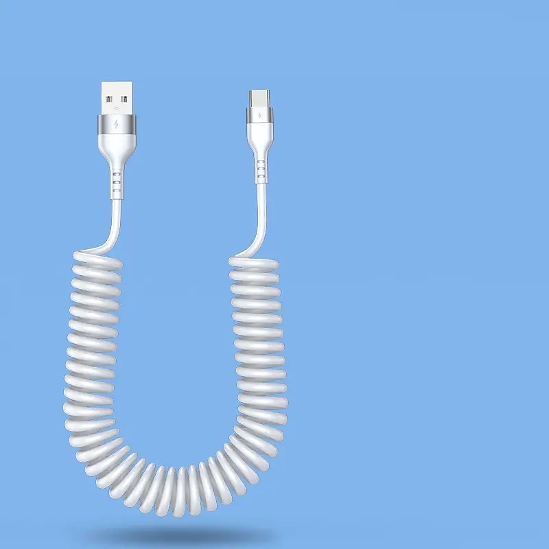 5A Fast Charging Type C Cable Micro USB Spring Car USB Cable For Samsung Xiaomi Redmi POCO Huawei Honor Phone Accessories Gift 2025 - $6.99 –P7