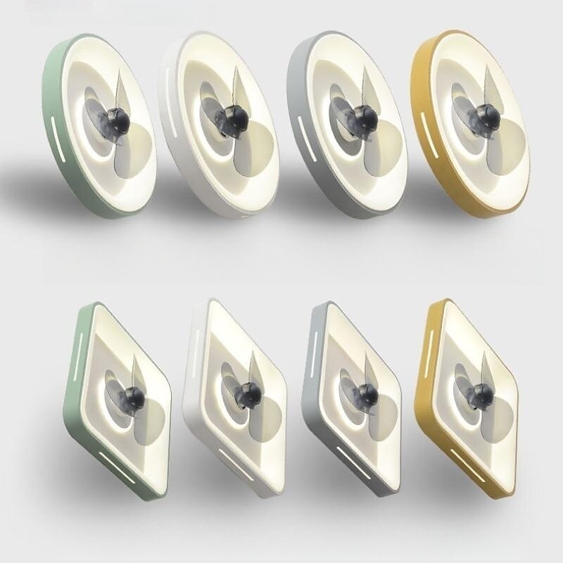 Deckenventilator mit Licht, dimmbar, 48 cm, Macaron, mehrfarbig, 360-Grad-Kopfschütteln, 6 Windgeschwindigkeiten, moderner Deckenventilator für Schlafzimmer, Wohnzimmer, ca & Fernbedienung 110-240V 2025 - $331.09 –P11
