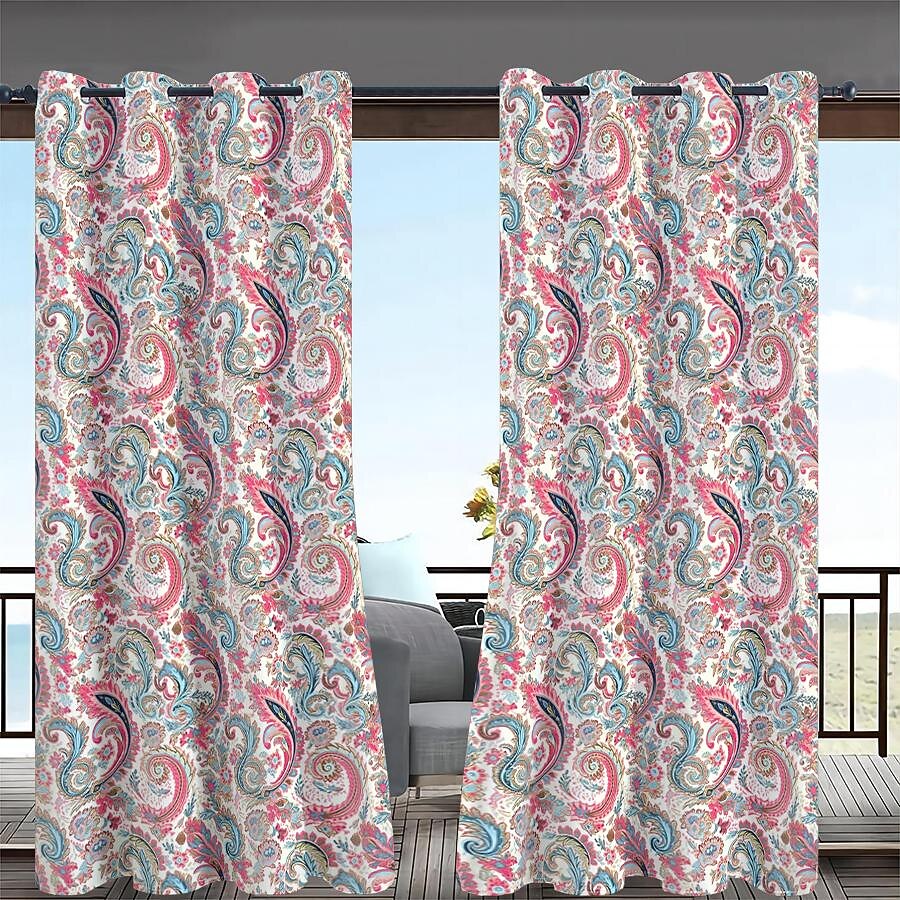 tenda esterna impermeabile per la privacy, tende scorrevoli per patio, occhielli per tende pergola per gazebo, balcone, veranda, feste del 2025 a $25.99 –P14