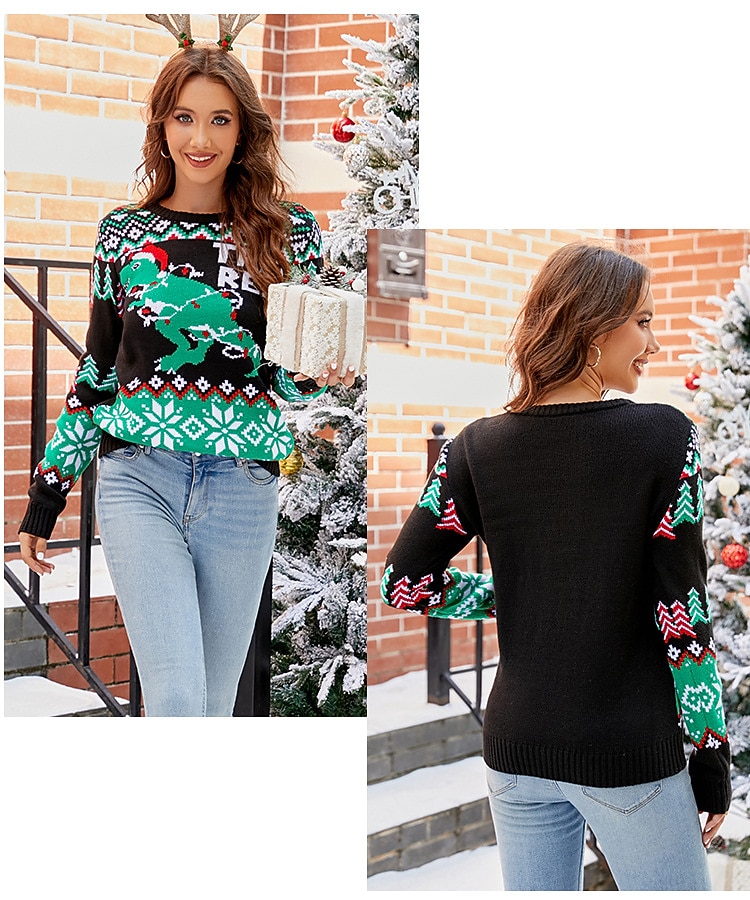 Anime Biskop Ful jultröja Pullover Jumper Snögubbe Rolig för Dam Vuxna 3D-utskrift för Jul Karnival Nyår Fest Ledigt / vardag 2025 - $38.99 –P8