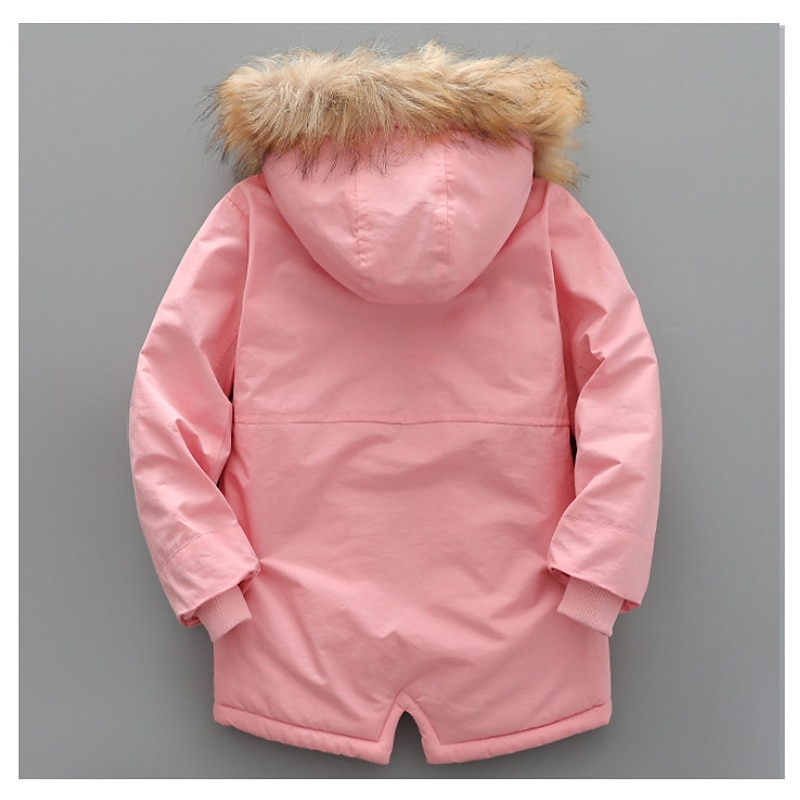 Kids Boys' Fleece Jacket Hoodie Jacket Outerwear Solid Color Long Sleeve Zipper Coat Outdoor Cotton Adorable Daily Yellow Pink Navy Blue Spring Fall 7-13 Years 2025 - $37.99 –P15
