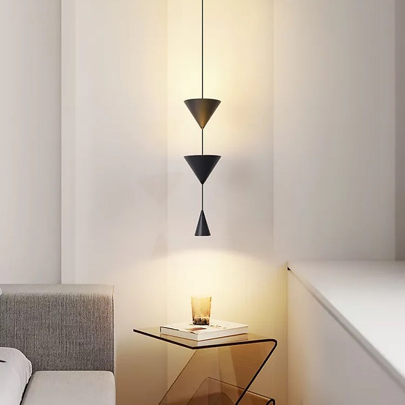lampada a sospensione a led per isola della camera da letto, illuminazione a sospensione regolabile per isola della cucina, lampadario a led in oro nero per sala da pranzo, camera da letto, mini del 2025 a $299.99 –P8