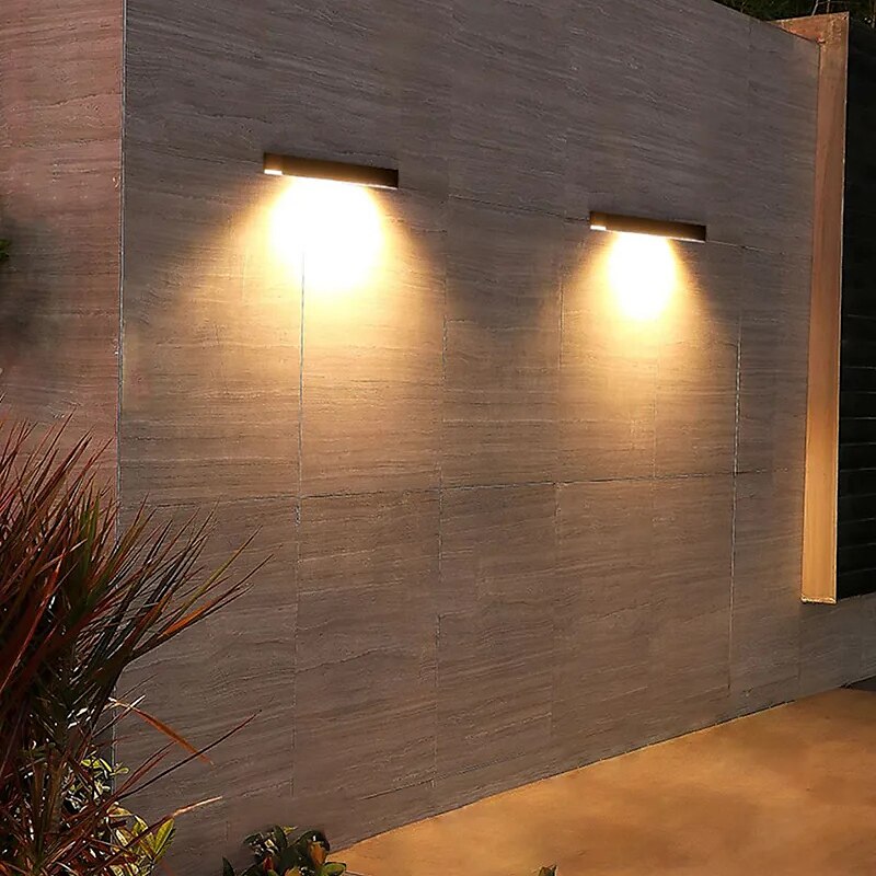 Solar Outdoor Wall Lamp Garden Villa Courtyard Lighting Sign Door Headlight Waterproof Wall Porch Fence Landscape Decoration Light 2025 - $43.99 –P4