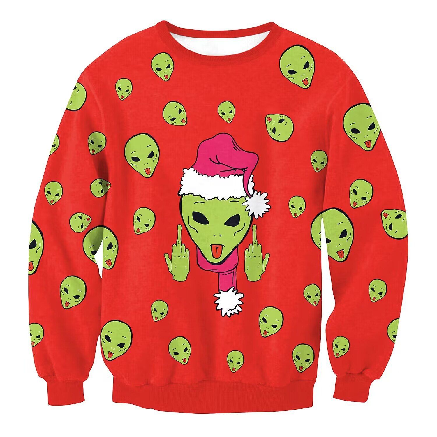 Navidad Sudadera Pullover Sudadera navideña divertida Impresión 3D Estampado 3D Gráfico Para Pareja Hombre Mujer Adulto Navidad Carnaval Mascarada Impresión 3D Fiesta 2025 - $24.99 –P4