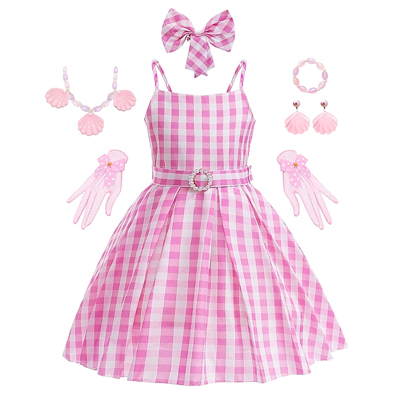păpuşă Rochii Costum Cosplay Mănuși Retro / vintage Roz Aprins for Fete Pentru copii Zuia Copiilor Mascaradă 2026 - $41.99 –P2