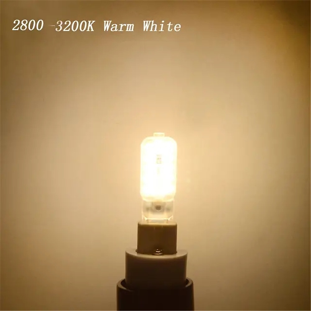 10pcs Dimmable Super Bright G9 LED Light Bulb 3W 220V 2835 Lamp Cold White/Warm White Constant Power Light LED Lighting G9 Bulbs 2025 - $25.99 –P4