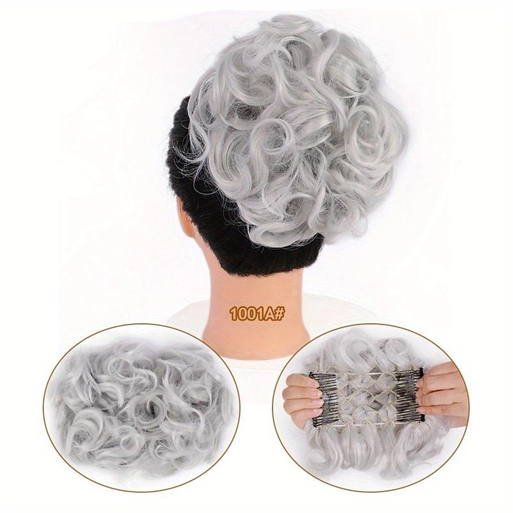 Chignon Chignon A cordoncino Capelli sintetici Pezzo di capelli Estensione capelli Liscio Feste Giornaliero Serata e festa A1 A2 A3 del 2025 a $11.99 –P18
