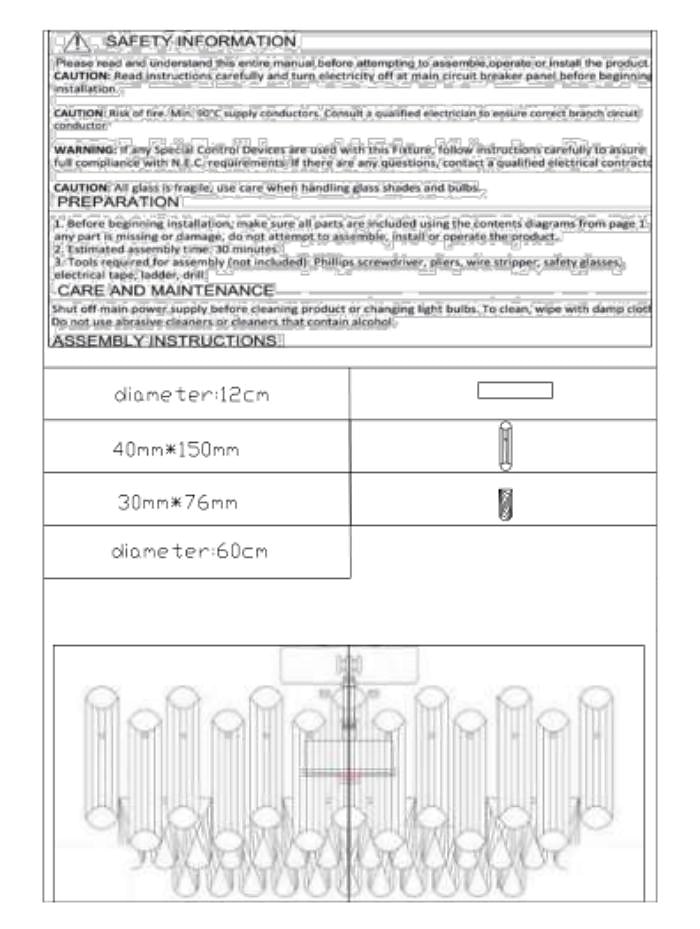 2025年 60 cm ユニークなデザイン シーリングライト メタル LED 北欧スタイル 110-120V 220-240V  コレクション – $699.89 –P9