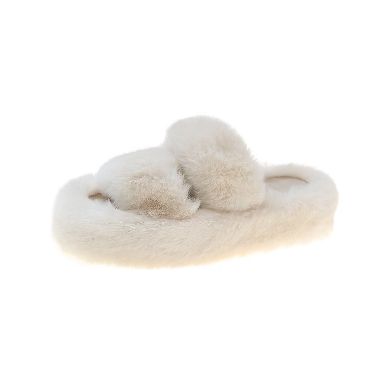 fuzzy pantofle z paměťové pěny útulné plyšové domácí pantofle nadýchané chlupaté domácí boty s otevřenou špičkou vnitřní venkovní skluzavka pantofle 2025 - $28.99 –P5