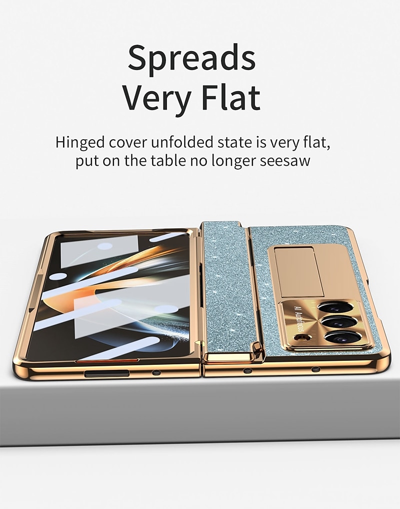 Чехол для телефона для Samsung Galaxy Z Fold 6 Z Fold 5 Z Fold 4 Z Fold 3 с поддержкой MagSafe с подставкой с защитой экрана поддержка беспроводной зарядки PC PU кожа 2025 - $32.99 –P9