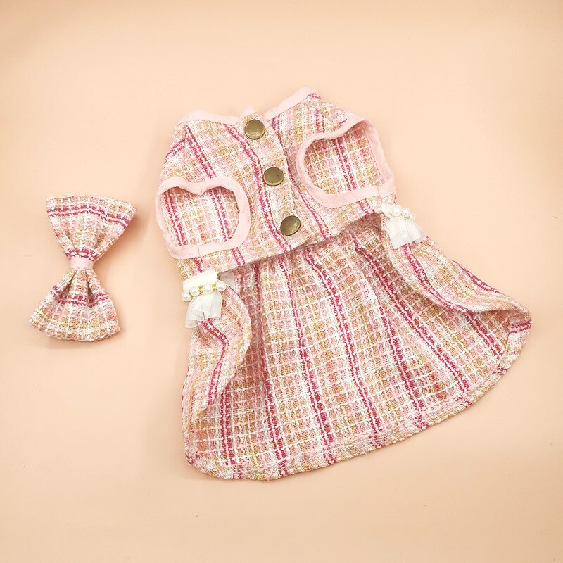 Dog Cat Dress Fashion Cute Winter Soft Washable Comfortable Outdoor Party Dog Clothing for Bichon Frise Poodle Pomeranian Baby Pet Papillon 2025 - $23.99 –P18