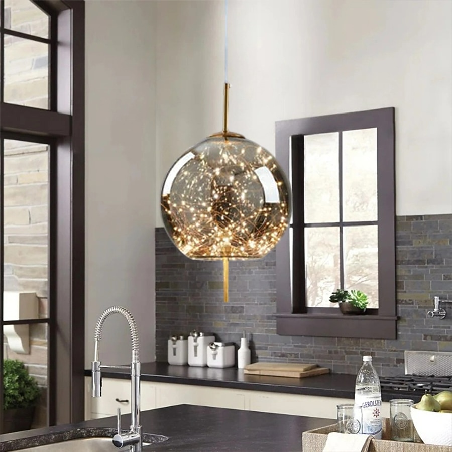 Żyrandol z kryształkami gipsowymi, metalowy, led, globle design, lampa wisząca, nordycki, luksusowy, nowoczesny, kreatywny, wiszący bar, sypialnia, lampka nocna, gabinet, lampa wisząca 2026 - $148.99 –P17