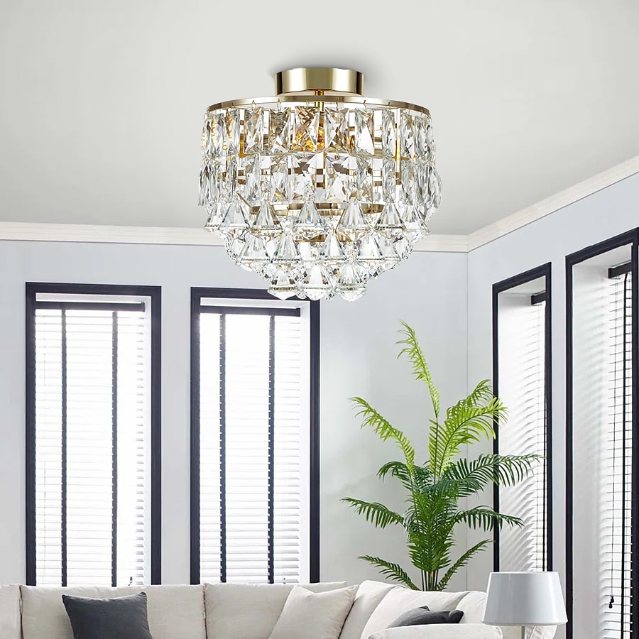 3-Light 30 cm Kruhový / kulatý design Stropní světla Kov Umělecký styl Formální styl Moderní styl umělecké Moderní 110-120V 220-240V 2026 - $136.99 –P7