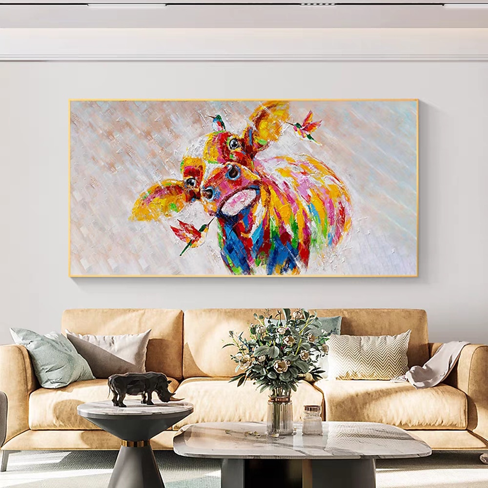 mintura kézzel készített absztrakt állatok bika olajfestmények vászonra fal művészeti dekoráció modern kép lakberendezéshez hengerelt keret nélküli feszítetlen festmény 2026 - $66.99 –P3