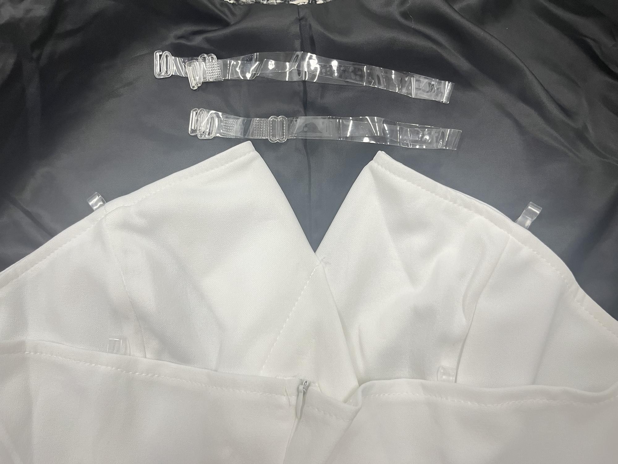 Γυναικεία Κανονικό Φόρμες Κομψό Συμπαγές Χρώμα Αμάνικο Στράπλες Ψηλή Μέση Γάμου Δρόμος Κανονικό Λευκό Ρουμπίνι Φθινόπωρο 2026 - $37.99 –P4