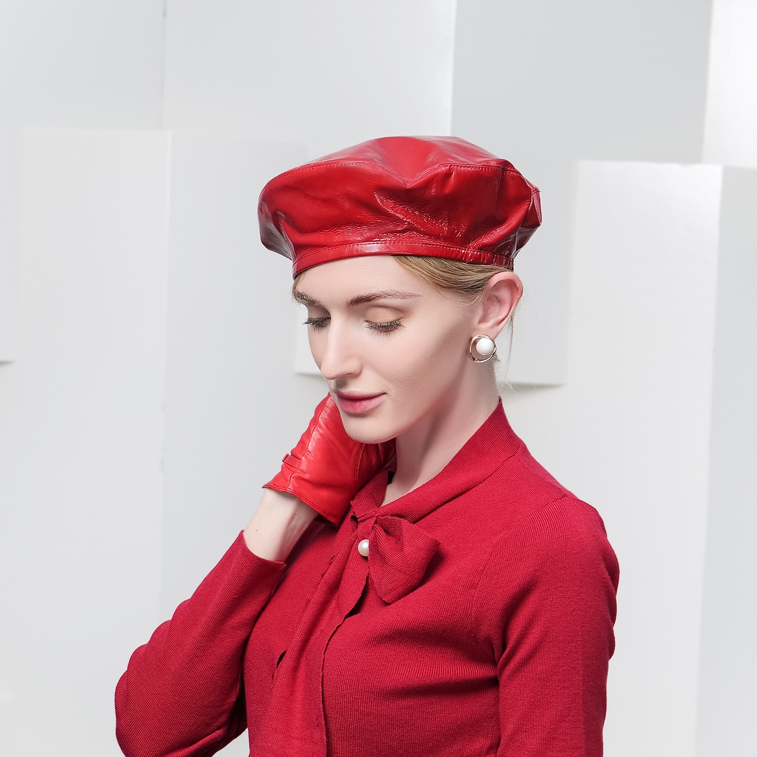 Solid Color Retro leatherette Hats with Pure Color 1PC Special Occasion / Daily Wear Headpiece 2025 - $32.99 –P7