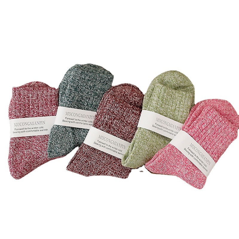 Dame Besetningssokker Hjem Daglig Helfarge Spandex Akryl Fiber Enkel Fritid Hold Varm Fritid 5 Par 2025 - $12.99 –P4