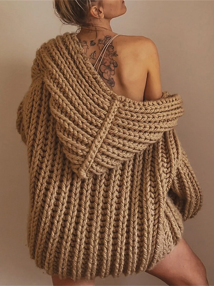 Women's Sweater Vest V Neck Cable Knit Polyester Oversized Fall Winter Regular Outdoor Daily Going out Stylish Casual Soft Long Sleeve Solid Color Beige S M L 2023 - US $38.99 –P4