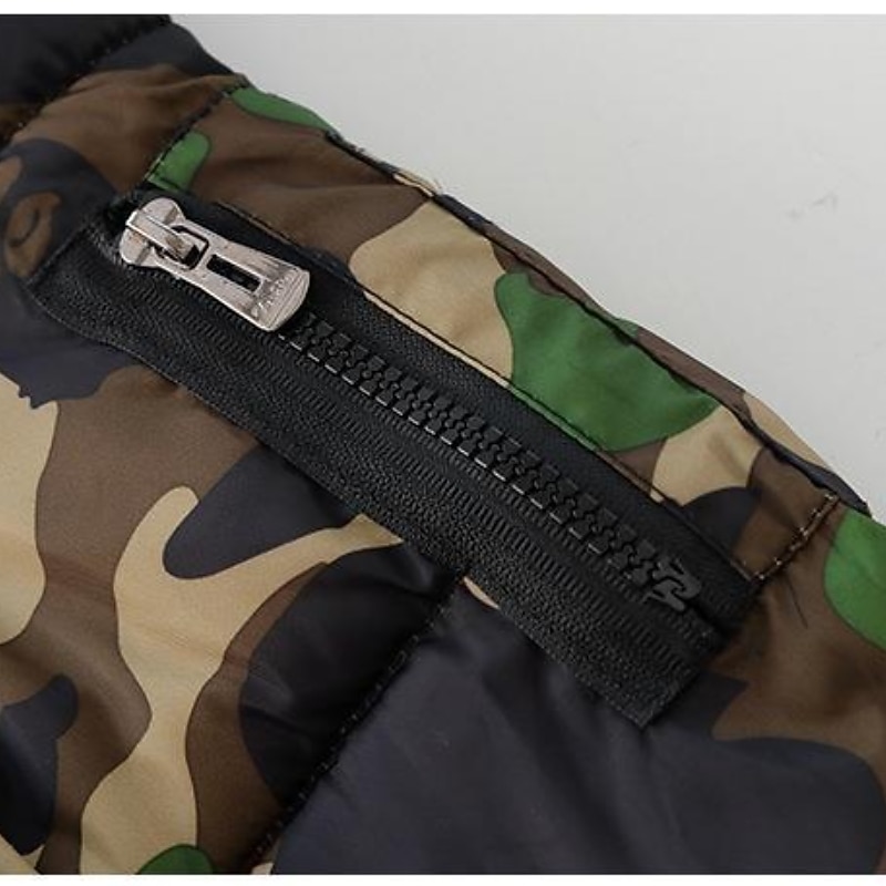 Barn Pojkar Ner Hoodiejacka Ytterkläder Pufferjacka för barn Ensfärgat Långärmad Dragkedja Täcka Ledigt Bomull Förtjusande Dagligen Svart Armégrön Vår Höst 7-13 år 2025 - $44.99 –P8