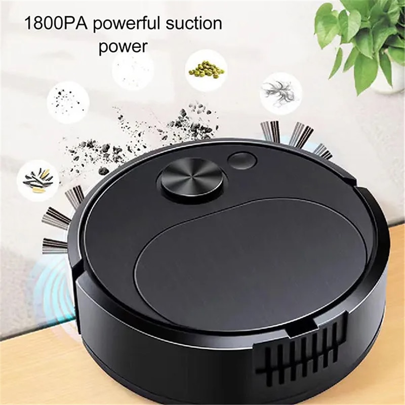 3 In 1 Intelligent Sweeping Robot Vacuum Cleaner Floor Sweeper Cleaner For Hair Dust Stain 2025 - $23.99 –P1