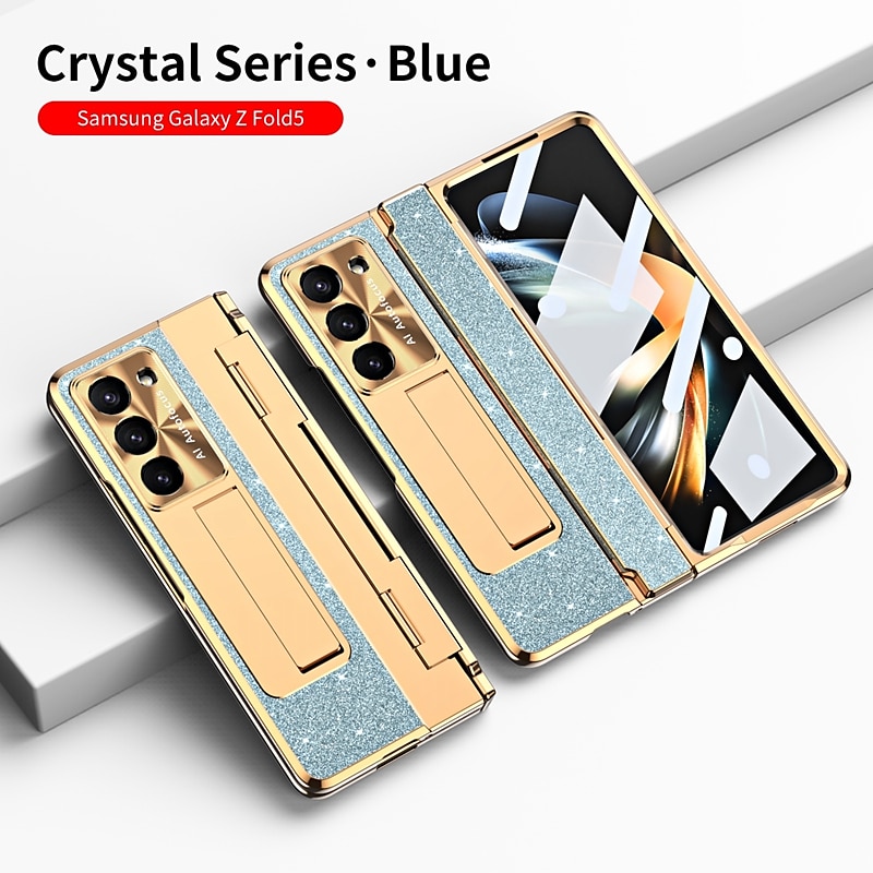 Чехол для телефона для Samsung Galaxy Z Fold 6 Z Fold 5 Z Fold 4 Z Fold 3 с поддержкой MagSafe с подставкой с защитой экрана поддержка беспроводной зарядки PC PU кожа 2025 - $32.99 –P12