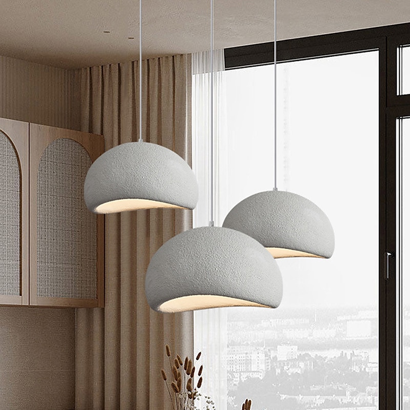Lampe à suspension LED en résine 30 cm, abat-jour créatif, luminaires de plafond en métal industriel, lustre d'ambiance de style bar créatif pour salon, îlot de cuisine, chambre à coucher 85-265v de 2025 ? $249.99 –P1