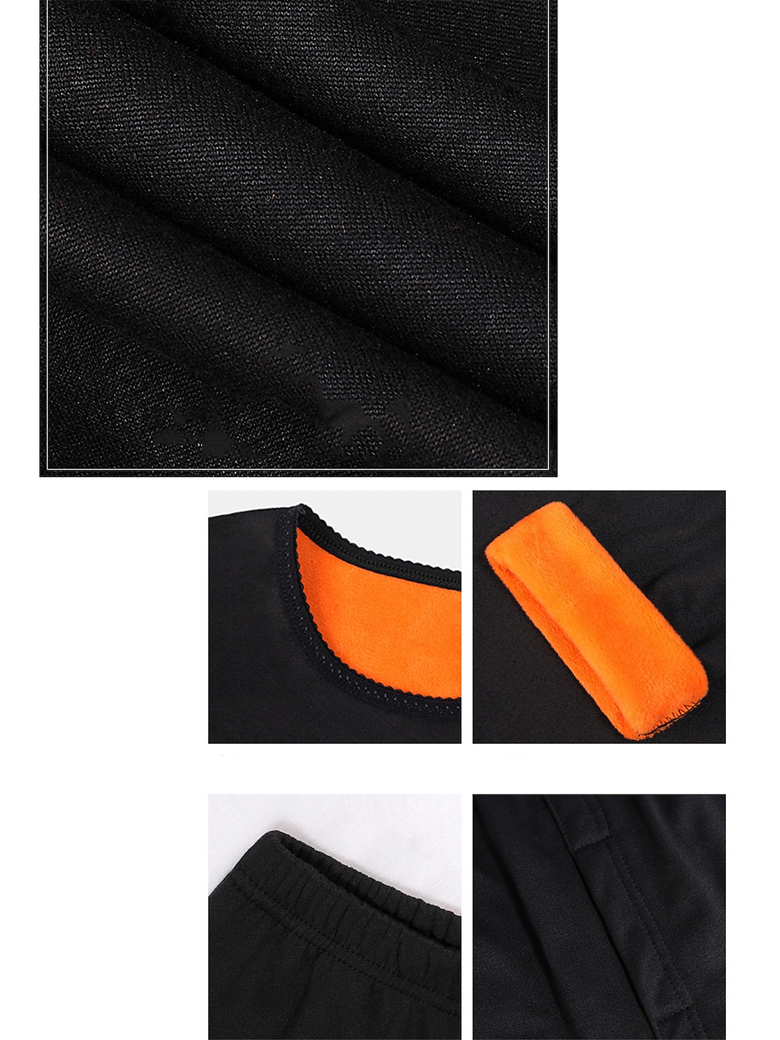 Men's Thermal Underwear Sleepwear Thermal Set 2 Pieces Plain Warm Fashion Casual Home Daily Bed Polyester Fleece Comfort Warm Soft Crew Neck Long Sleeve T shirt Tee Pant Fall Winter Black Red 2025 - $18.49 –P12