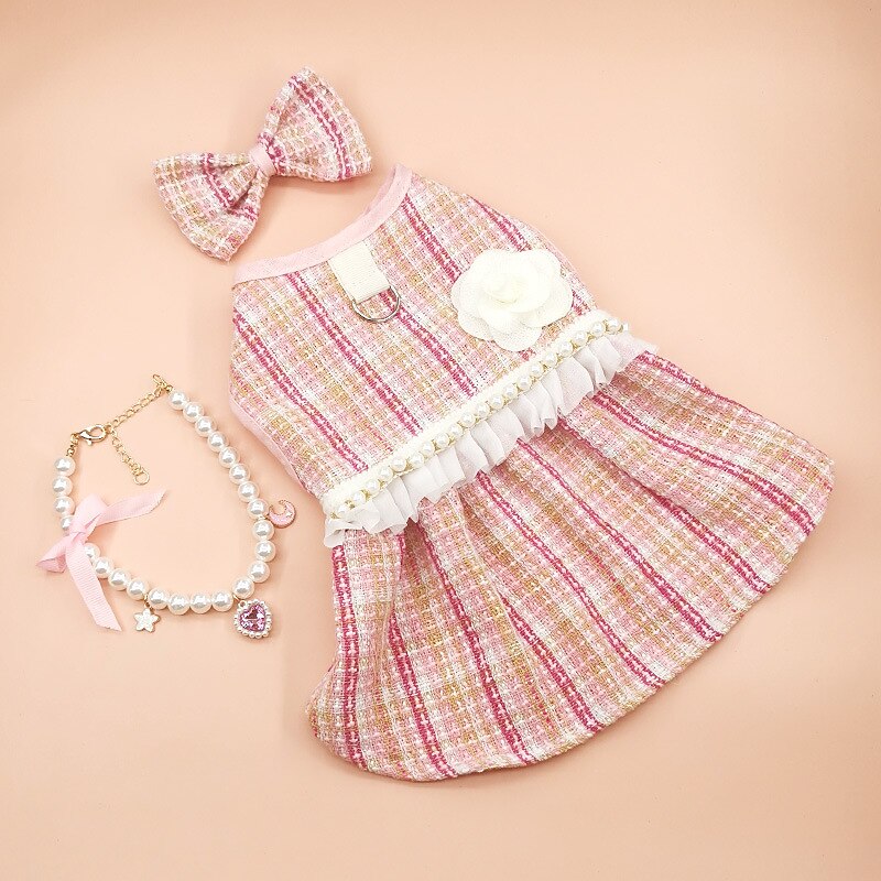 Dog Cat Dress Fashion Cute Winter Soft Washable Comfortable Outdoor Party Dog Clothing for Bichon Frise Poodle Pomeranian Baby Pet Papillon 2025 - $23.99 –P15