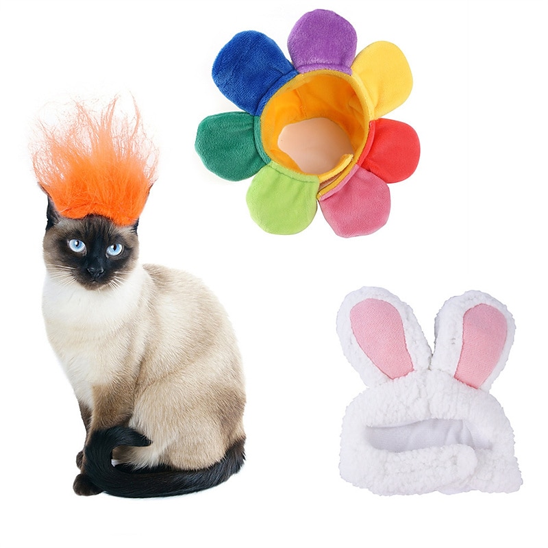 Koirat Kissat Asut Huivit ja hatut Koiran huivi / koiran hattu Muoti Juhla Hengittävä Pehmeä Pestävä Mukava Joulu ulko- Ystävänpäivä Halloween Rento / arki Kevätjuhla Bichon Frise Pomeranian Pienelle 2025 - $17.49 -P8