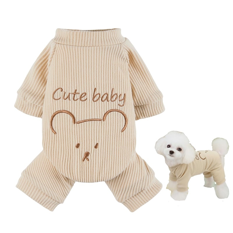 Chien Chat Combinaison Mignon Occasionnel Hiver Chaud Respirant Doux Lavable Confortable Extérieur Décontracté Quotidien Vêtements pour Chiens for Bichon Frisé Spitz Nain Bébé Animal Papillon Petit de 2025 ? $15.49 –P4