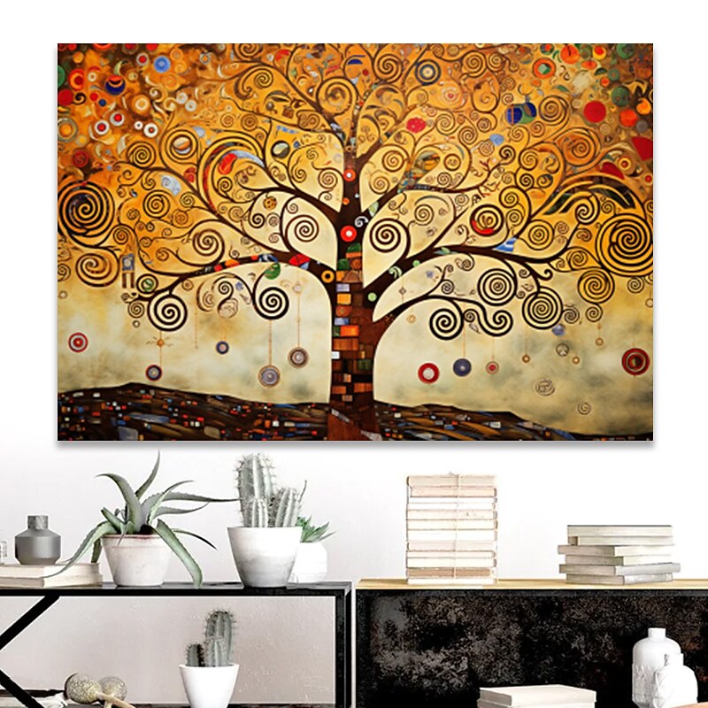 Plantas, arte de pared, lienzo, impresiones de árbol de la vida y carteles, imágenes de plantas, pintura decorativa de tela para sala de estar, imágenes sin marco 2025 - $16.49 -P5