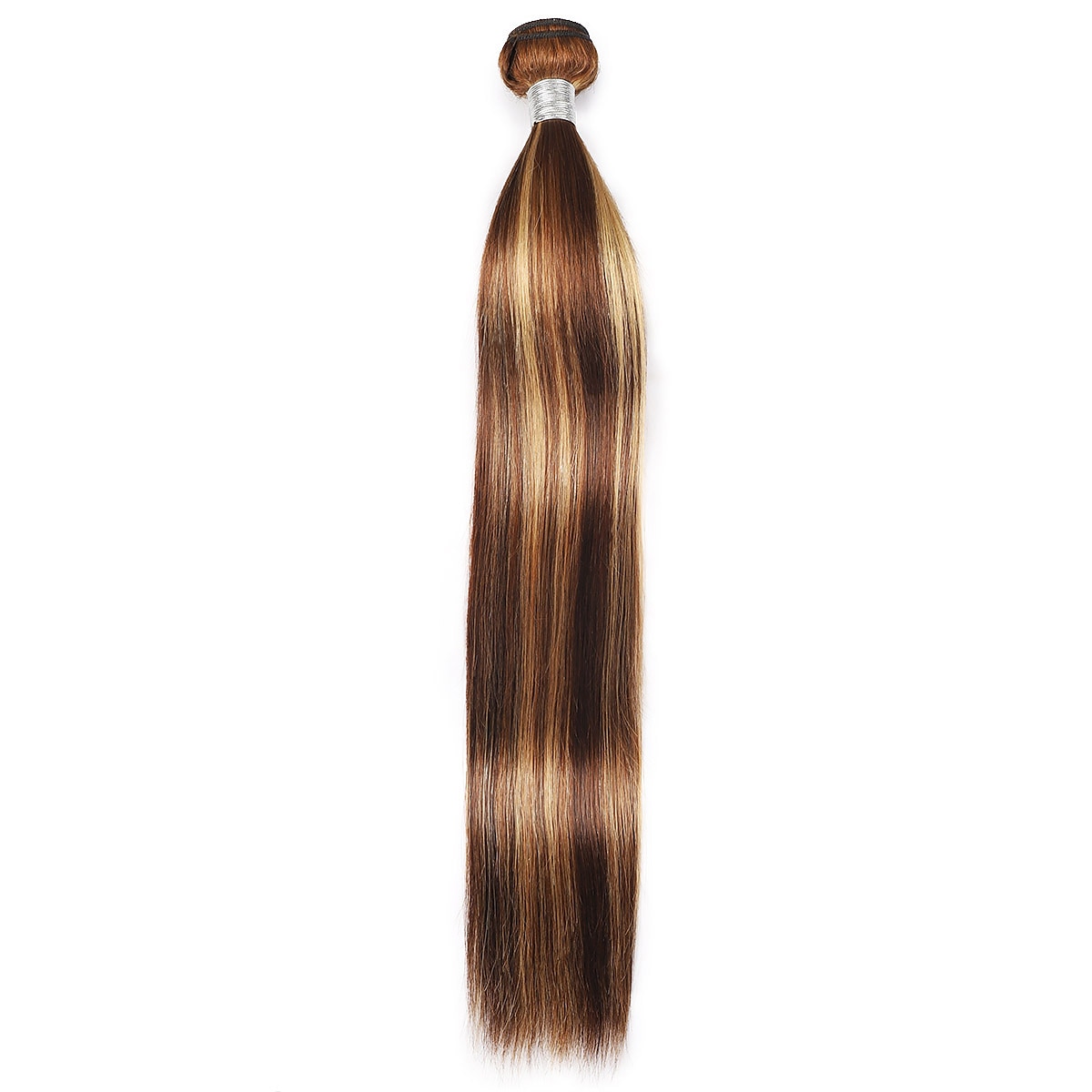 melír svazky vlasů panenské rovné lidské vlasy 3 svazky ombre medová blond p4/27 barva 2025 - $124.99 –P2