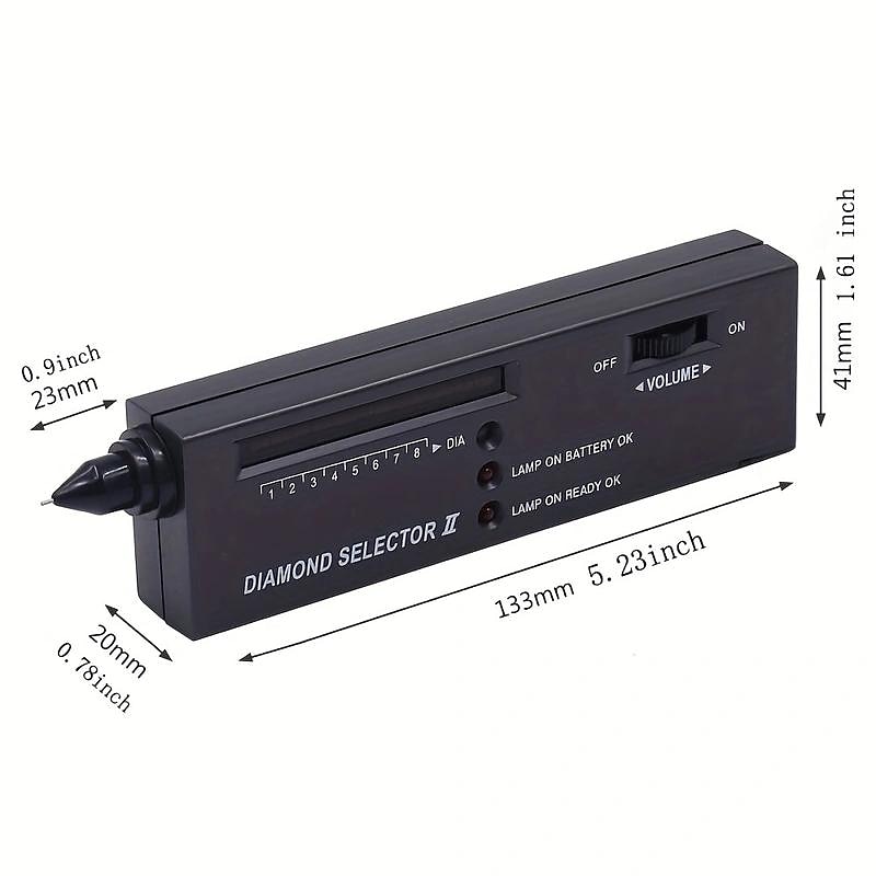 1st professionell diamanttestare, ädelstenstestare bärbar elektronisk diamanttestare för smycken jade rubinsten identifiering hårdhetstestverktyg 2026 - $28.99 –P3