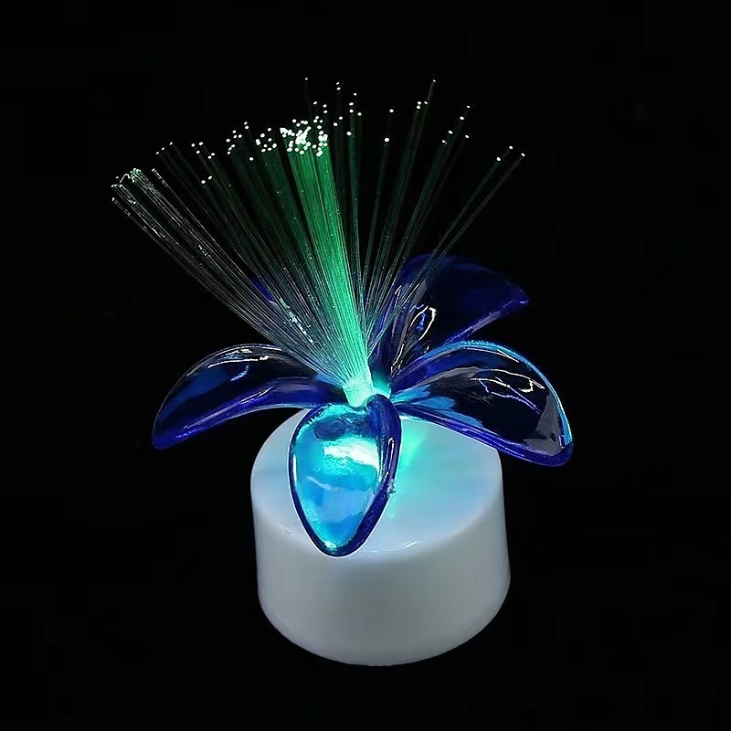 LED Colorful Fiber Optic Light Candle Rose Fiber Optic Flower Night Light Starry Sky Color Changing Flash Light Small Toy 2025 - $8.49 –P4
