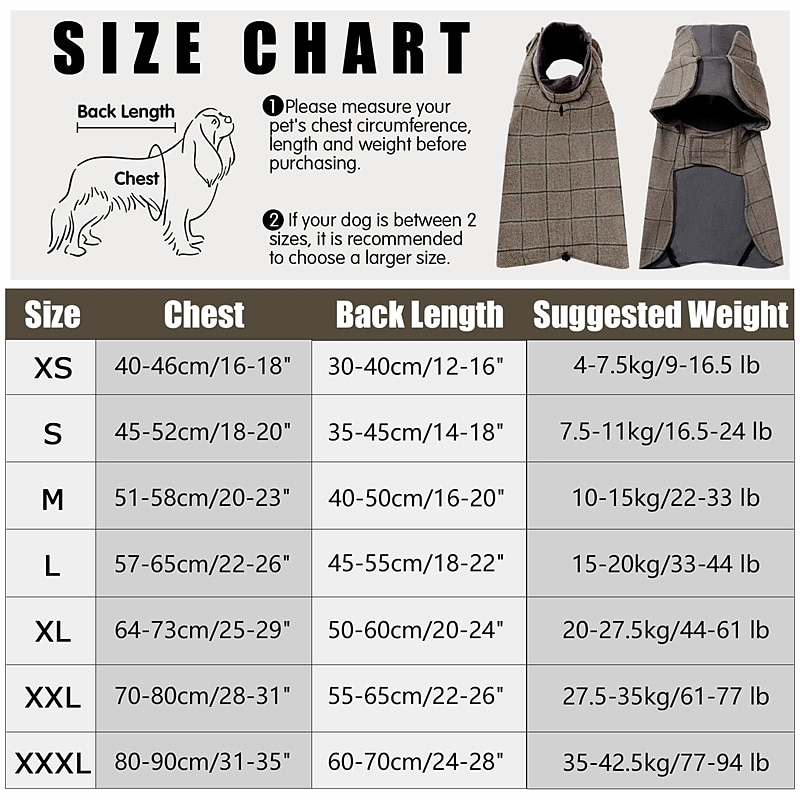 Dog Cat Coat Jacket Vest Fashion British Winter Waterproof Warm Breathable Soft Washable Christmas Halloween Outdoor Casual Daily Dog Clothing for Bichon Frise Pomeranian Baby Pet Papillon Small 2025 - $30.99 –P6