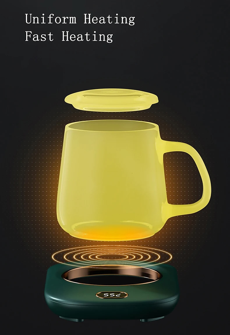 Electric Coffee Mug Heater for Desk Auto Shut off USB Tea Milk Beverage Cup Heater Heating Plate for Office Home 3 Temperature Setting 2025 - $25.99 –P5