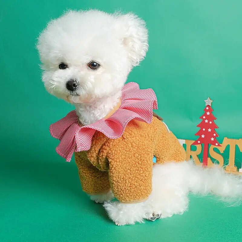 Chien Chat Manteau Veste Mignon Occasionnel Hiver Chaud Respirant Doux Lavable Confortable Extérieur Décontracté Quotidien Vêtements pour Chiens for Bichon Frisé Spitz Nain Bébé Animal Papillon Petit de 2025 ? $20.99 –P3