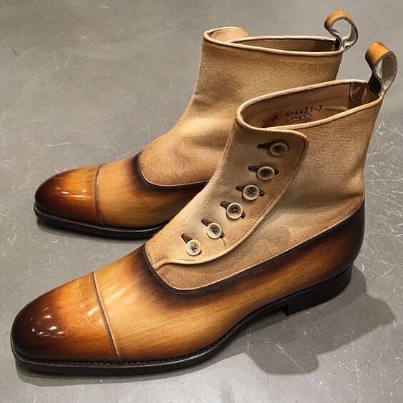 Herren Stiefel Knopfstiefel Formale Schuhe Abendschuhe Wanderschuhe Geschäftlich Brautkleider schlicht Britisch Täglich Büro & Karriere PU Plüsch Körpergröße erhöhen Mittelhohe Stiefel Reißverschluss 2025 - $54.99 –P3