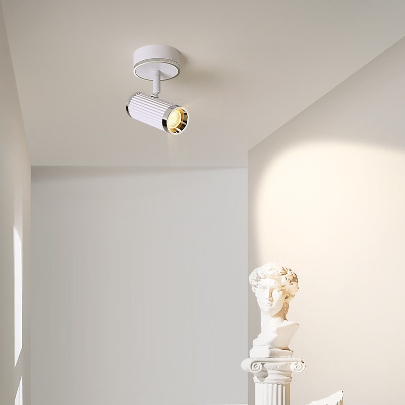 Lampy sufitowe led do salonu, reflektory lampy sufitowe obrotowe oświetlenie szynowe 1/2/3/4 głowice reflektory sufitowe sklep odzieżowy 2025 - $280.79 –P1