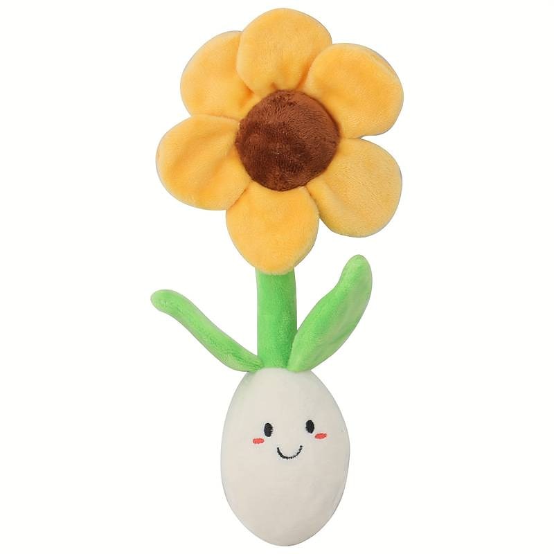 Interactive Pet Food Toy - Flower Puzzle Squeaker Plush Toy for Dogs Relieves Boredom and Promotes Mental Stimulation 2025 - $19.99 –P5