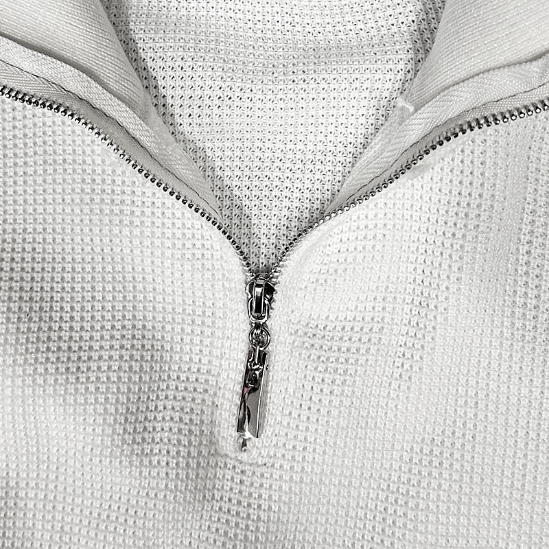 Hombre Pulóveres Suéter de punto Saltador Estriado Waffle Tejer Tops regulares Punto Cremallera de un cuarto Plano Escote Chino Contemporáneo moderno Trabajo Ropa Cotidiana Ropa Invierno Negro Caqui 2026 - $30.99 –P2