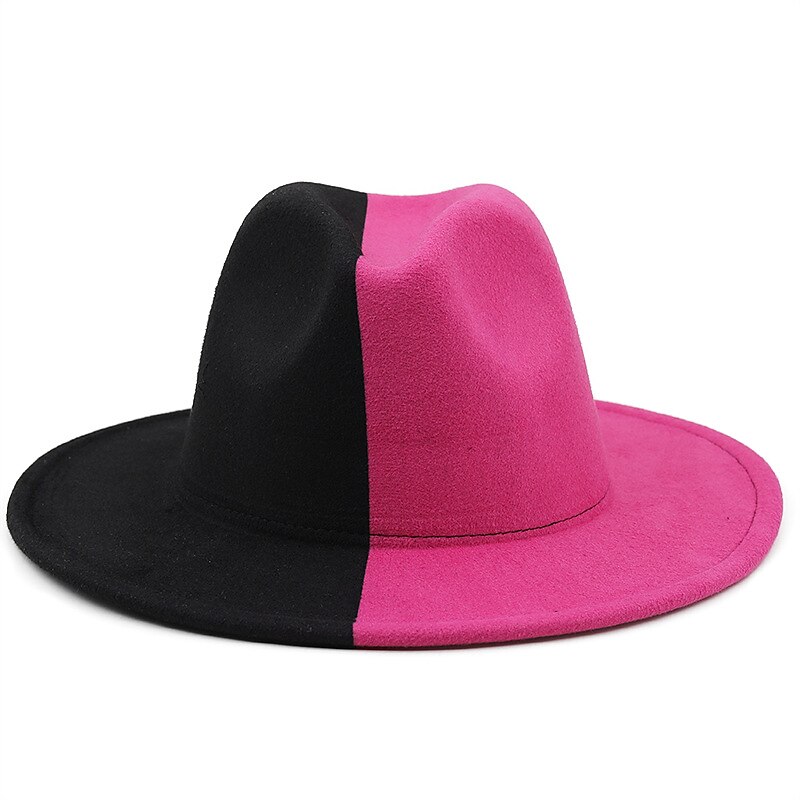 széles karimájú fedora napkalap divat jazz sapka panama sapka férfiaknak női ünnepnapi szuper lábtál vasárnapi buli 2025 - $56.99 –P6
