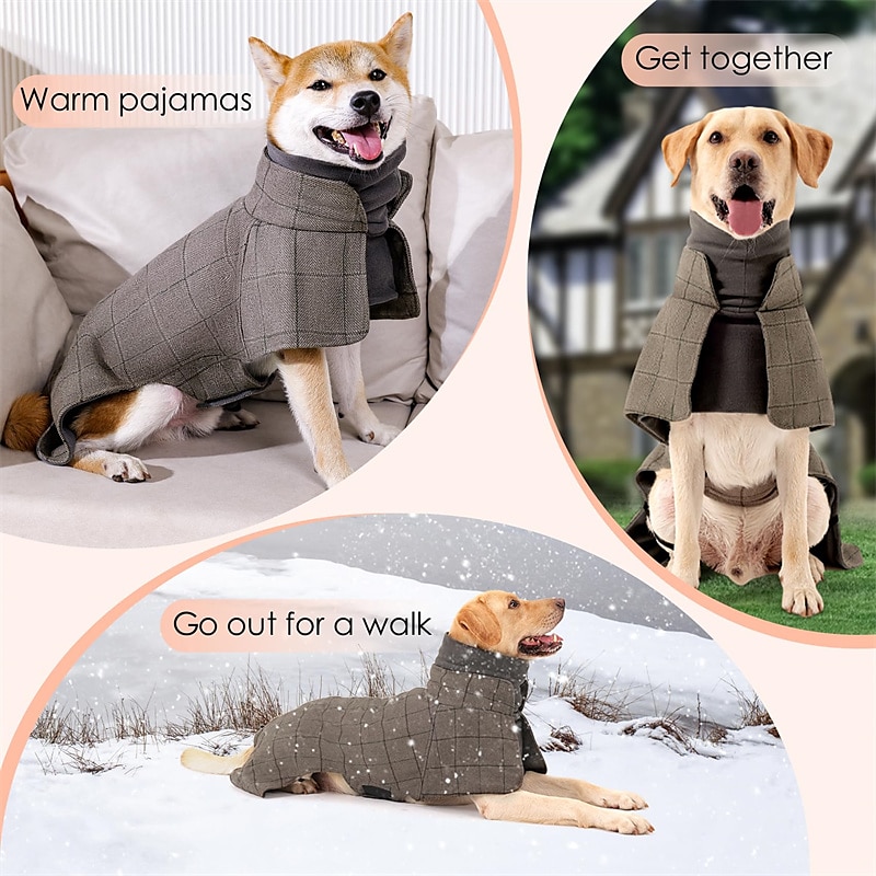 Dog Cat Coat Jacket Vest Fashion British Winter Waterproof Warm Breathable Soft Washable Christmas Halloween Outdoor Casual Daily Dog Clothing for Bichon Frise Pomeranian Baby Pet Papillon Small 2025 - $30.99 –P5