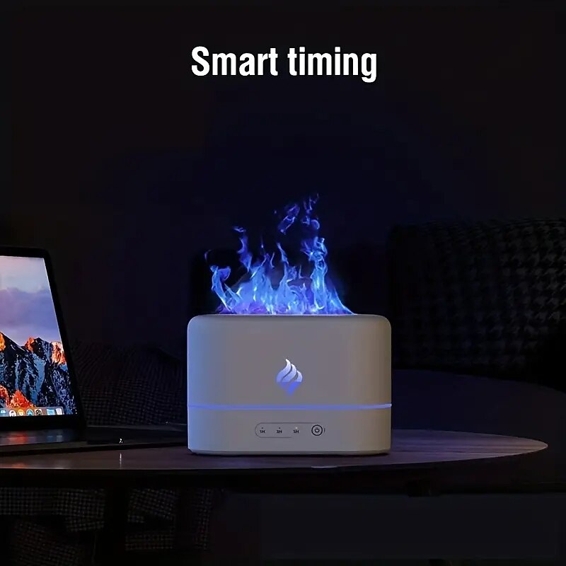 7 színű hordozható usb hideg köd párásító LED színváltó lámpákkal és aroma diffúzorral 2025 - $28.99 –P1