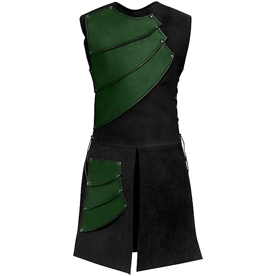 Retro Antiguo Punk y gótico Medieval Armas y Armaduras Accesorios Vikingo caballero celta Ranger Valhalla Hombre Tiro al arco Víspera de Todos los Santos Mascarada Carnaval Rendimiento Adulto Cima 2025 - $57.99 –P6