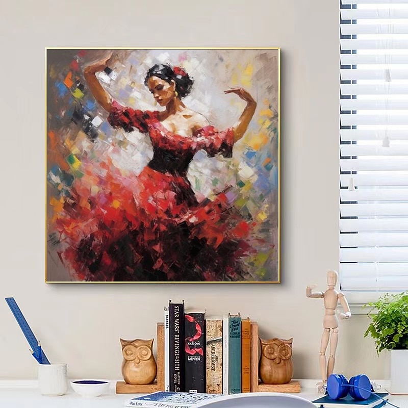 Spanish Dancer Oil Painting Hand Painted High Quality Flamenco Dancer Oil Painting On Canvas for Wall Decoration No Frame 2025 - $116.99 –P8
