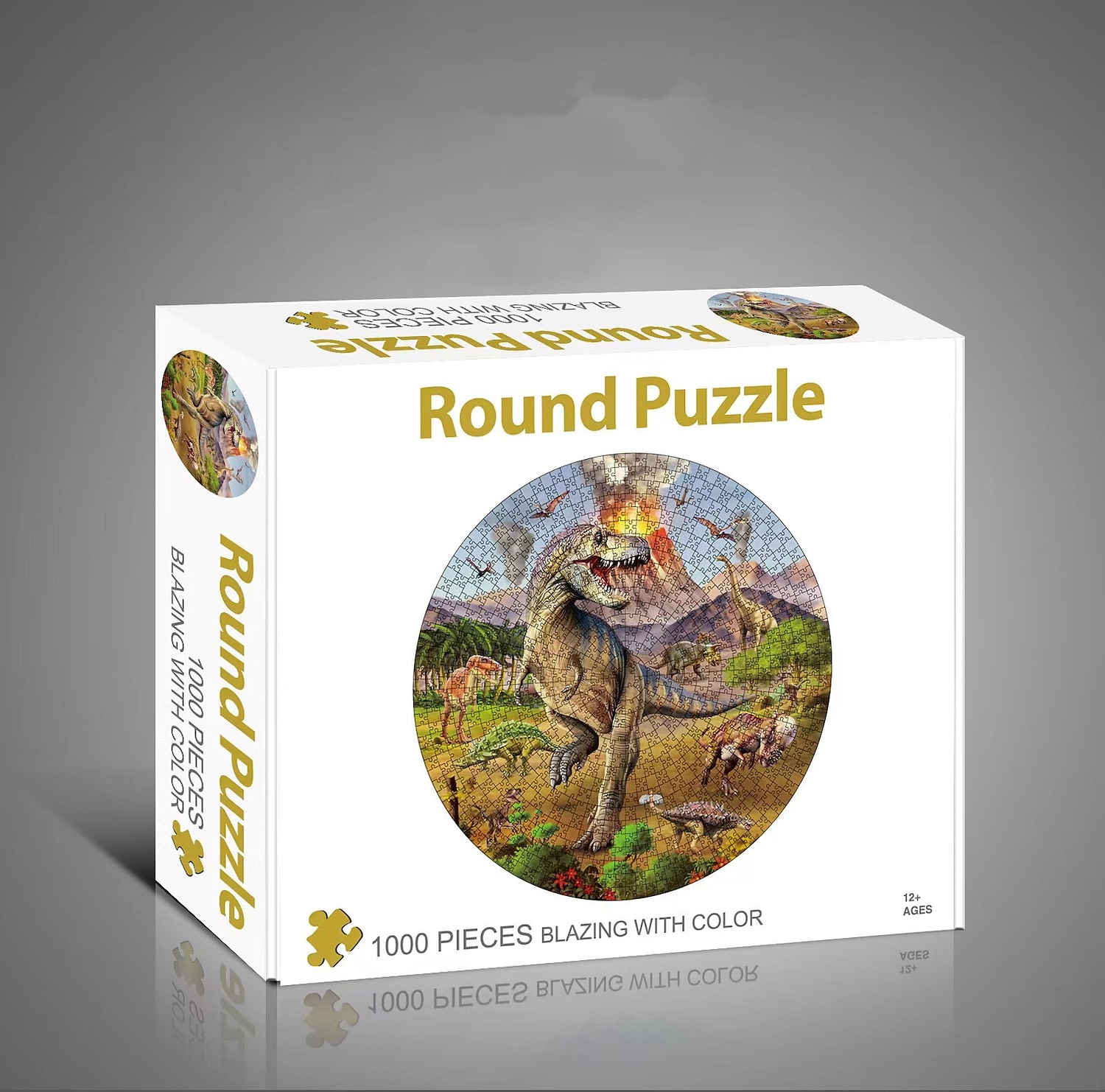 creativo 1000 pezzi di carta bianca piatta carta addensata puzzle circolare luna amore mare puzzle giocattolo per adulti del 2025 a $31.99 –P4