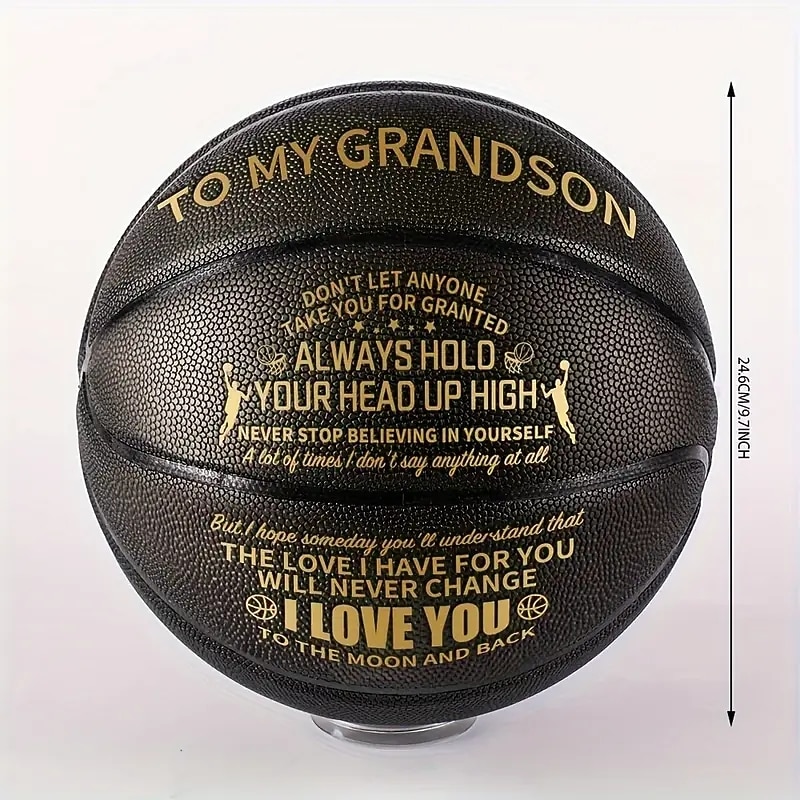 un pallone da basket speciale per mostrare a tuo nipote quanto lo ami: regalo perfetto di dimensioni standard internazionali per il Super Bowl del 2025 a $68.99 –P5