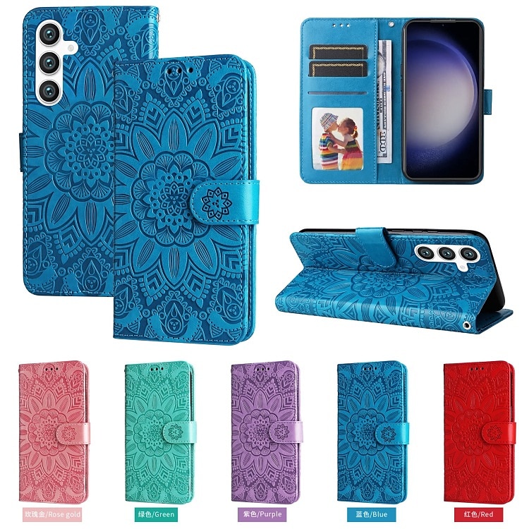 Coque de téléphone pour Samsung Galaxy S23 S22 S21 S20 Plus Ultra A73 A53 A33 A23 A13 A72 A52 A32 A22 A12 S25 Ultra étui portefeuille avec support stand amovible protection intégrale en cuir PU de 2025 ? $13.99 –P1