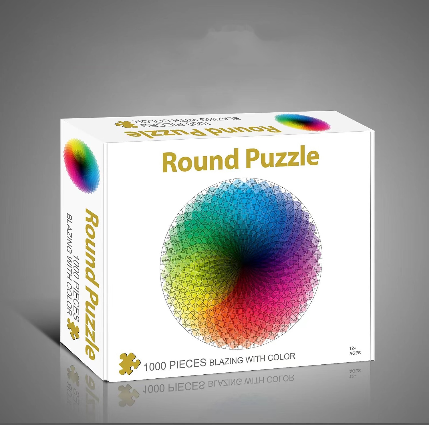 creativo 1000 pezzi di carta bianca piatta carta addensata puzzle circolare luna amore mare puzzle giocattolo per adulti del 2025 a $31.99 –P1